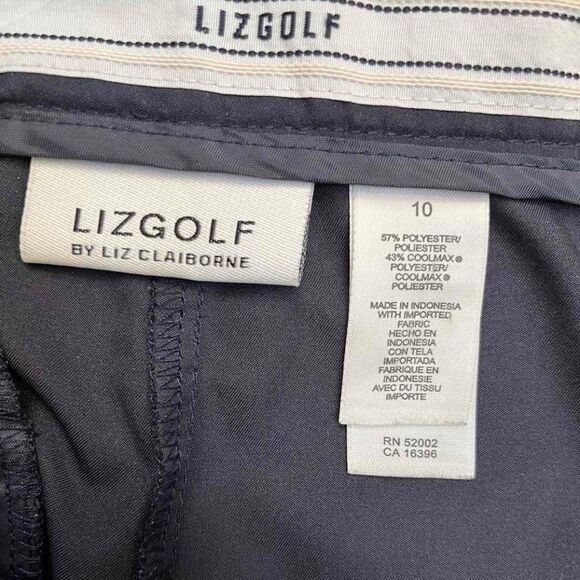 LIZGOLF Liz Claiborne Navy Blue Shorts - Size 10 - Picture 3 of 11